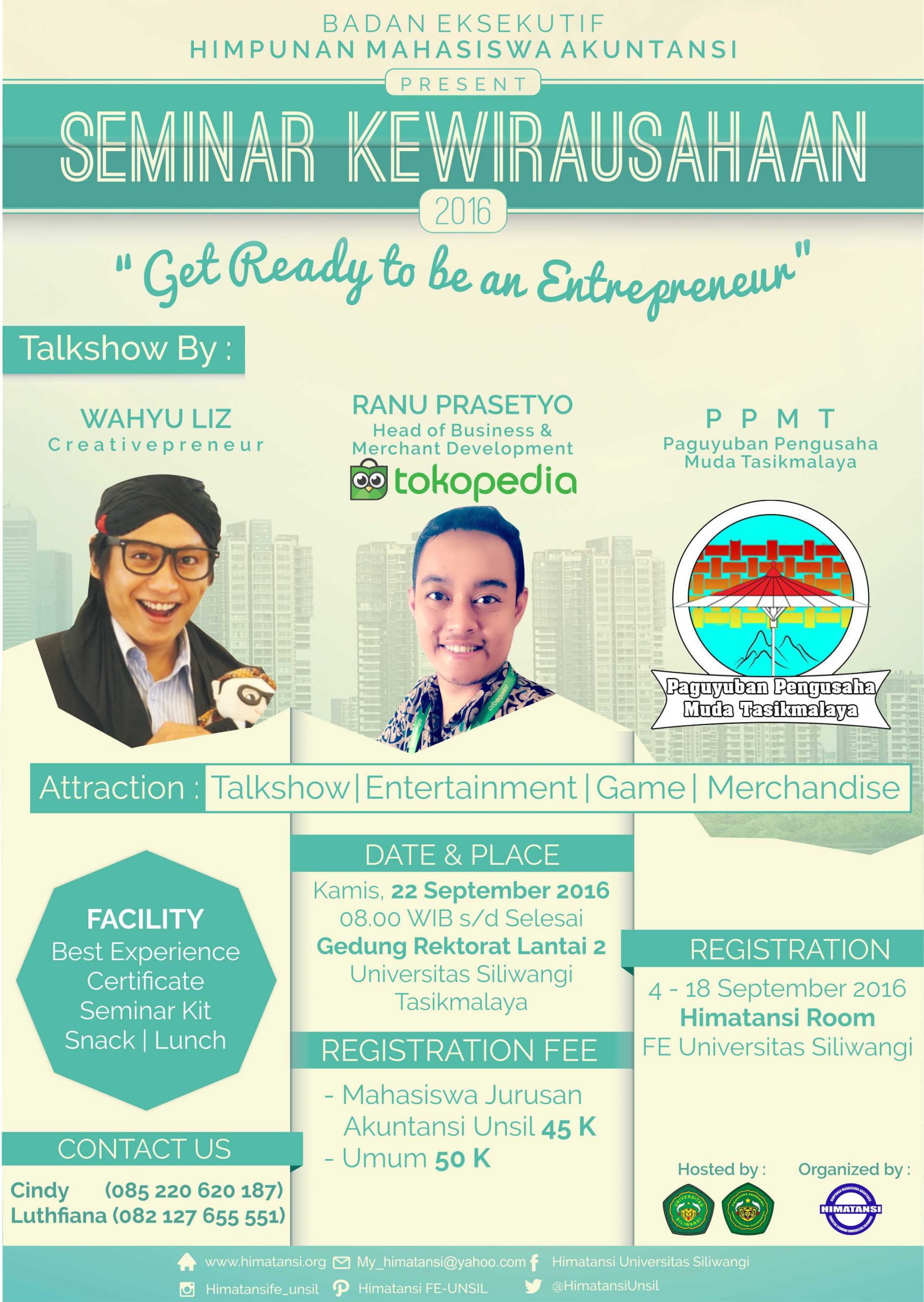 Seminar Kewirausahaan Get Ready To Be An Entrepeuneur Website 