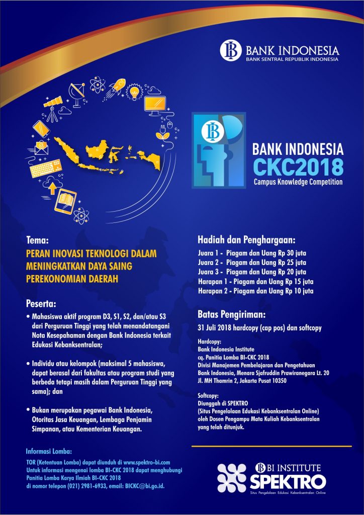 Lomba Karya Tulis Bank Indonesia (BI) - Campus Knowledge Competition