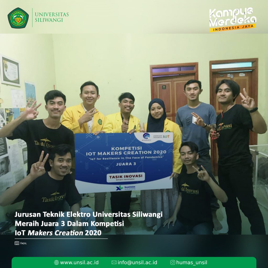 Jurusan Teknik Elektro Universitas Siliwangi Meraih Juara 3 Dalam