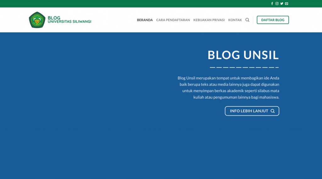 Website Universitas Siliwangi