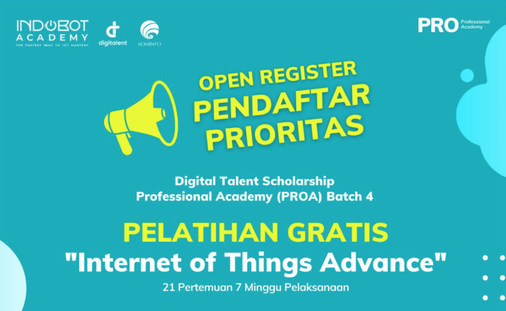 Beasiswa Pelatihan Internet Of Things Digital Talent Scholarship ...